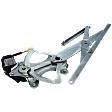 2007-2014 Toyota FJ Cruiser - Front, Driver Side Power Window Regulator, With Motor