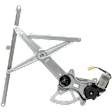 Front, Passenger Side Power Window Regulator, With Motor