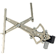 Front, Driver Side Power Window Regulator, With Motor