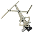Front, Driver Side Power Window Regulator, With Motor