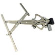 Front, Driver Side Power Window Regulator, With Motor