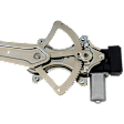 Front, Driver Side Power Window Regulator, With Motor