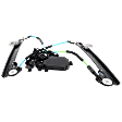 Front, Passenger Side Power Window Regulator, With Motor