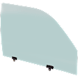 Front, Passenger Side Door Glass, Green Tint, FD20054GTY
