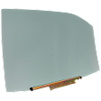 Rear, Passenger Side Door Glass, Green Tint, With Clip, Replaces NAGS No. FD25313GTY