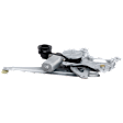 Rear, Passenger Side Power Window Regulator, With Motor