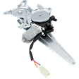 2011 Toyota Highlander - Rear, Driver Side Power Window Regulator, With Motor