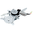 2011 Toyota Highlander - Rear, Driver Side Power Window Regulator, With Motor