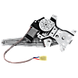 2008 Toyota Yaris - Sedan Rear, Passenger Side Power Window Regulator, With Motor