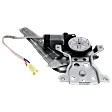 2008 Toyota Yaris - Sedan Rear, Passenger Side Power Window Regulator, With Motor
