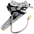2008 Toyota Yaris - Sedan Rear, Passenger Side Power Window Regulator, With Motor