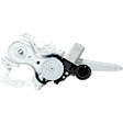 Rear, Passenger Side Power Window Regulator, With Motor