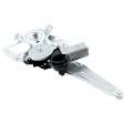 Rear, Passenger Side Power Window Regulator, With Motor