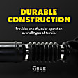 Rear Driveshaft, Four Wheel Drive, Automatic/Manual Transmission, Crew Cab Pickup/Extended Cab Pickup