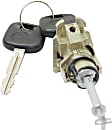 Front, Driver Side Door Lock Cylinder, Chrome, with Keys