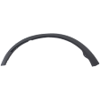 Rear, Passenger Side Fender Trim, Textured Black