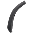 Rear, Driver Side, Front Section Fender Trim, Textured Black