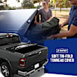 Classic Soft Tri-Fold Vinyl Tonneau Cover - Fits Approx. 5 ft. 6 in. Bed Fleetside, w/o Cargo