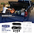 Classic Soft Tri-Fold Vinyl Tonneau Cover - Fits Approx. 5 ft. 6 in. Bed Fleetside, w/o Cargo