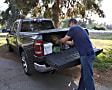 Classic Soft Tri-Fold Vinyl Tonneau Cover - Fits Approx. 6 ft. 6 in. Bed Fleetside, w/o Cargo