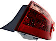 Passenger Side, Outer Tail Light, with Bulb, Halogen, Clear and Red Lens, CE/L/LE/LE Eco Models, 4 Cyl., 1.8L Engine, CAPA Certified