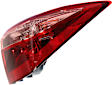 Passenger Side, Outer Tail Light, with Bulb, Halogen, Clear and Red Lens, CE/L/LE/LE Eco Models, 4 Cyl., 1.8L Engine, CAPA Certified