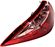 Driver Side, Outer Tail Light, with Bulb, Halogen, Clear and Red Lens, CE/L/LE/LE Eco Models, 4 Cyl., 1.8L Engine, CAPA Certified