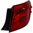 Passenger Side, Outer Tail Light, with Bulb, Halogen, Clear and Red Lens, Except CE/L/LE/LE Eco Models