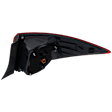 Driver Side, Outer Tail Light, with Bulb, Halogen, Clear and Red Lens, Except CE/L/LE/LE Eco Models