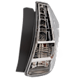 Passenger Side Tail Light, without Bulb, Halogen, Clear Lens, CAPA Certified