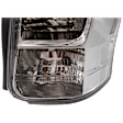 Passenger Side Tail Light, without Bulb, Halogen, Clear Lens, CAPA Certified