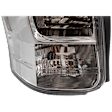 Driver Side Tail Light, without Bulb, Halogen, Clear Lens, CAPA Certified