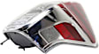 Passenger Side Tail Light, with Bulb, LED, Clear and Red Lens