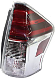 Passenger Side Tail Light, with Bulb, LED, Clear and Red Lens, CAPA CERTIFIED
