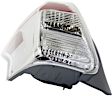 2015-2018 Toyota Prius V - Driver Side Tail Light, with Bulb, LED, Clear and Red Lens