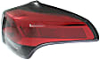 Passenger Side, Outer Tail Light, with Bulb, Halogen, Clear and Red Lens, 4 Cyl., 2.5L Engine, Standard Type, Japan/North America Built Vehicle, CAPA Certified