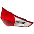 Driver Side, Inner Tail Light, without Bulb, Halogen, Clear and Red Lens, 4 Cyl., 2.5L Engine