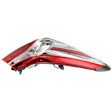 Driver Side, Outer Halogen Tail Light, With bulb(s), Red Lens