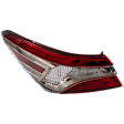 Driver Side, Outer Tail Light, without Bulb, Halogen, Red Lens, SE Model