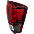Passenger Side Tail Light, with Bulb, Halogen, Clear and Red Lens, CAPA CERTIFIED