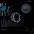 Driver Side Tail Light, with Bulb, Halogen, Clear and Red Lens