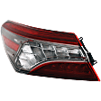Driver Side, Outer Tail Light, with Bulb, Halogen, Clear and Red Lens, XSE Model