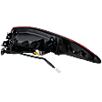 Driver Side, Outer Tail Light, with Bulb, LED, Clear and Red Lens
