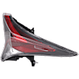 Passenger Side, Outer Tail Light, without Bulb, Halogen, Clear and Red Lens, 4 Cyl., 1.8L Engine