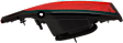 Driver Side, Inner Tail Light, with Bulb, Halogen, Clear and Red Lens