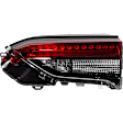 2019 Toyota RAV4 LE - Passenger Side, Inner Halogen/LED Tail Light, With bulb(s), Mounts on Liftgate, North America Built Vehicle, OE Replacement