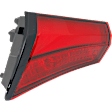 Driver Side, Lower Tail Light, with Bulb, LED, 4 Cyl., 1.8L Engine, CAPA CERTIFIED
