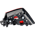 Driver Side, Lower Tail Light, with Bulb, LED, 4 Cyl., 1.8L Engine, CAPA CERTIFIED