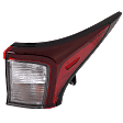 Passenger Side, Outer Tail Light, with Bulb, LED, Clear and Red Lens, 4 Cyl., 1.8L Engine
