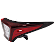 Passenger Side, Outer Tail Light, with Bulb, LED, Clear and Red Lens, 4 Cyl., 1.8L Engine